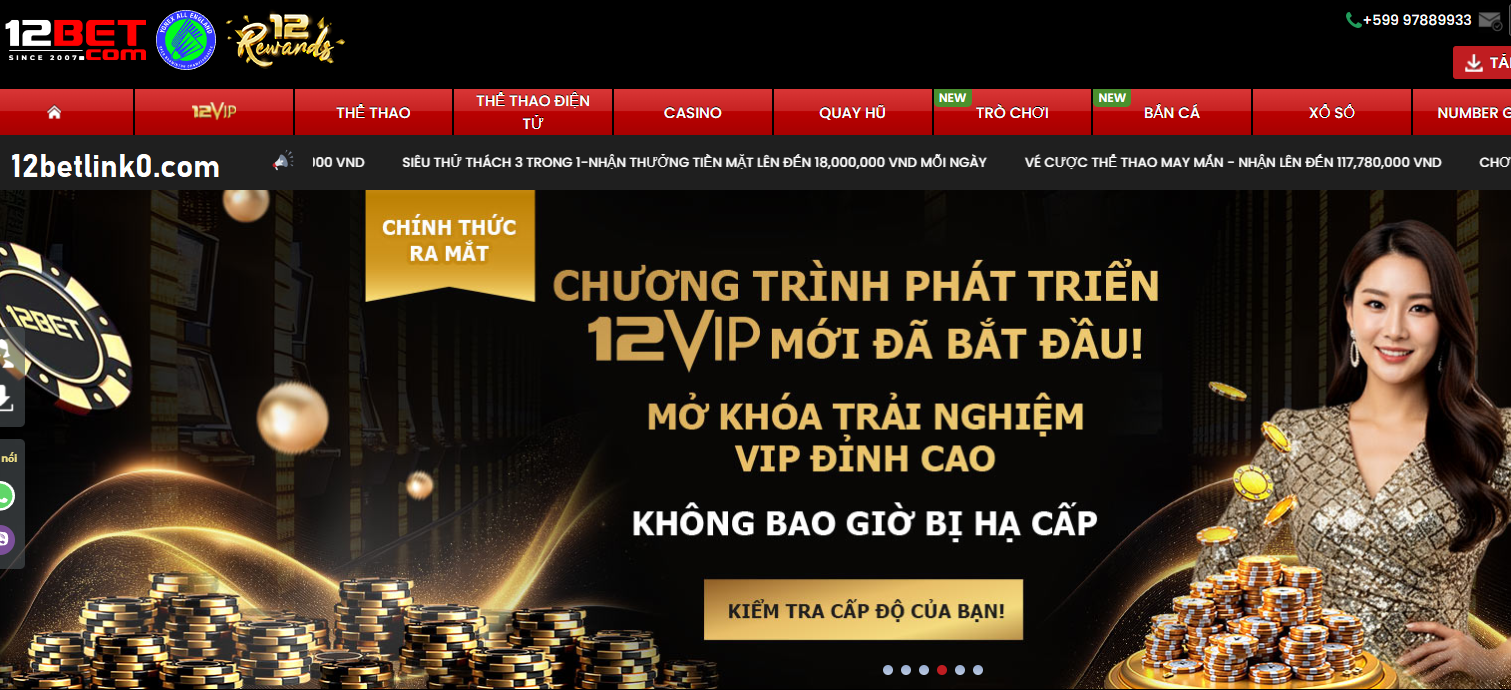 Cột mốc phát triển của nhà cái 12bet